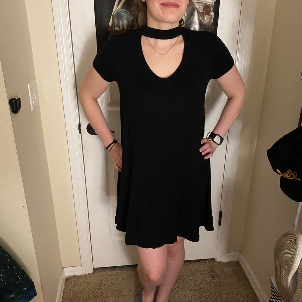 Black Choker Dress